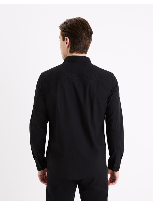Celio Crna muška košulja Celio Gagusti2