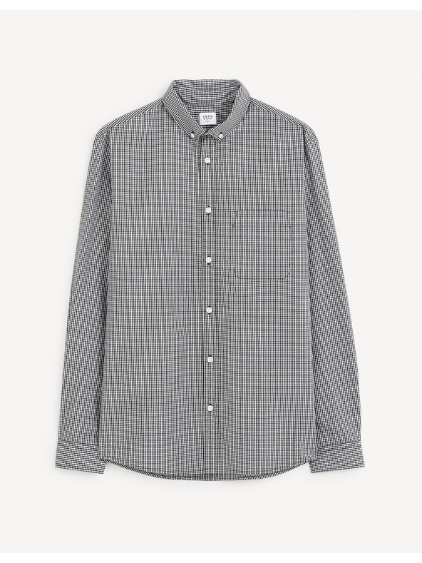 Celio Crna muška Celio Gaopur košulja s uzorkom