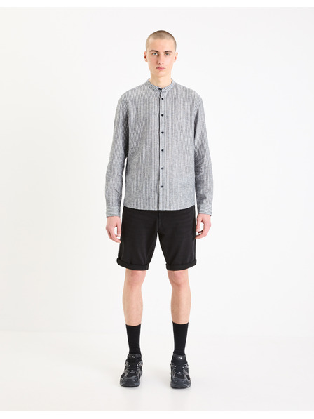 Celio Celio Boknitbm Crne muške traper kratke hlače