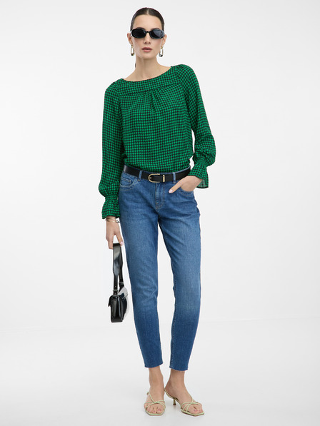 Orsay Zelena ženska bluza s uzorkom ORSAY