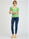 Orsay Žuto-zelena ženska prugasta majica ORSAY