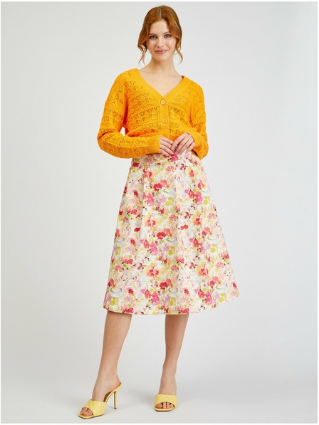 Orsay Narančasta ženska vesta s uzorkom ORSAY