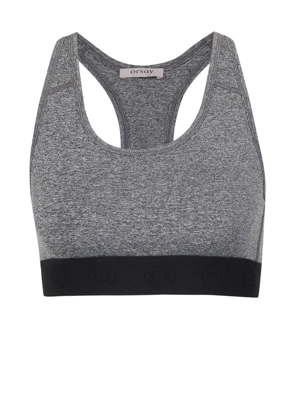 Orsay Sivi ženski sportski grudnjak ORSAY