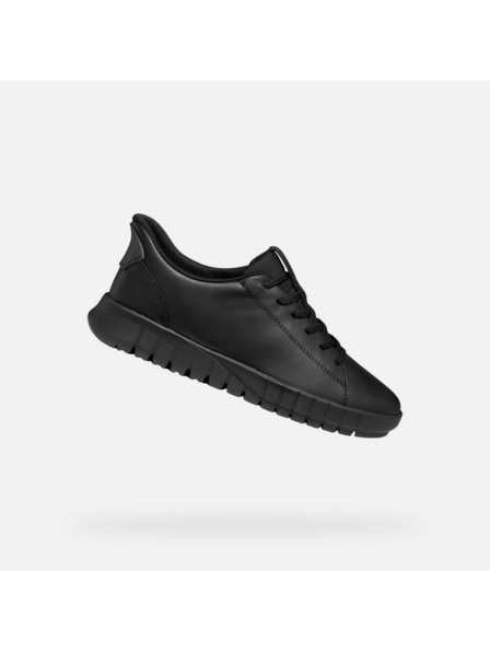 Geox Crne ženske tenisice Geox Flextride Plus Fast in