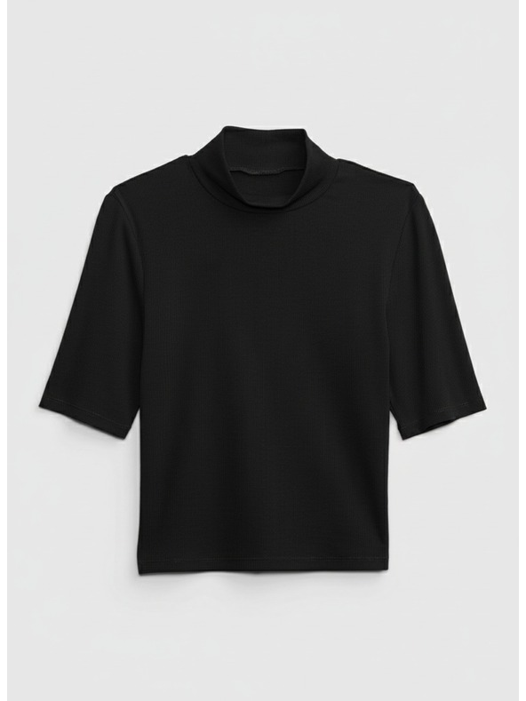 GAP Dječji rebrasti rolled neck džemper GAP