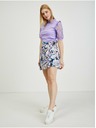 Orsay Plavo-ljubičaste ženske suknja-kratke hlače na preklop s uzorkom OR