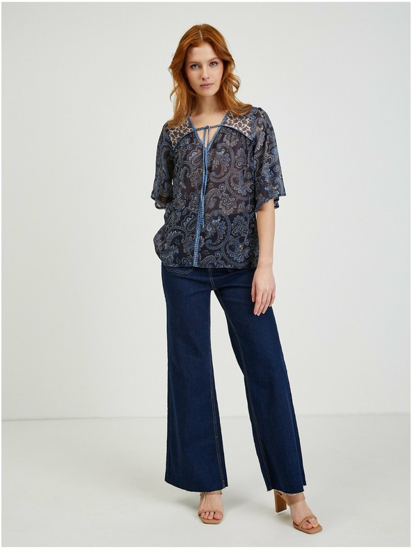 Orsay Tamnoplava ženska bluza s uzorkom ORSAY