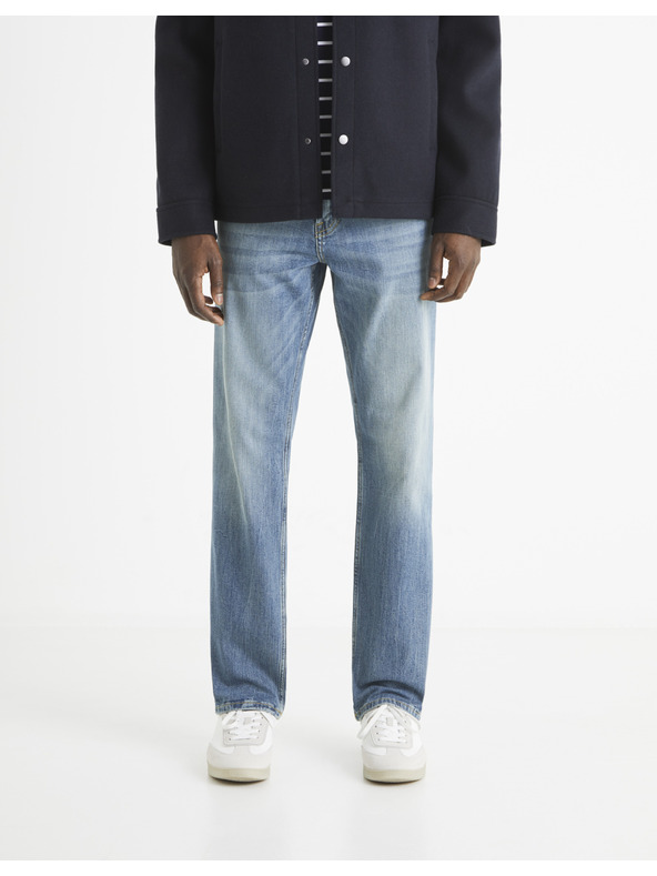 Celio Svijetloplave muške traperice ravnog kroja Celio C5