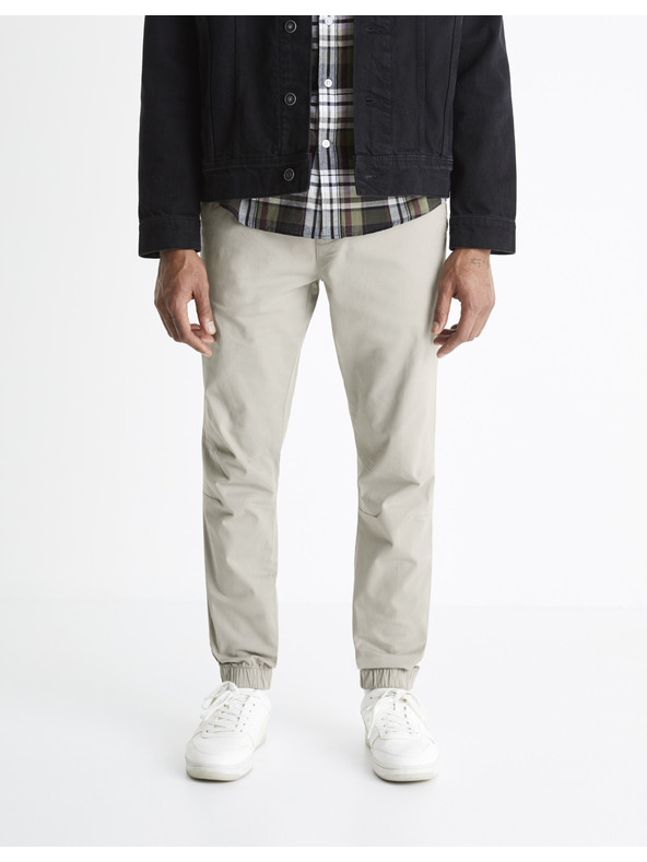 Celio Svijetlo sive muške hlače Celio Voyage