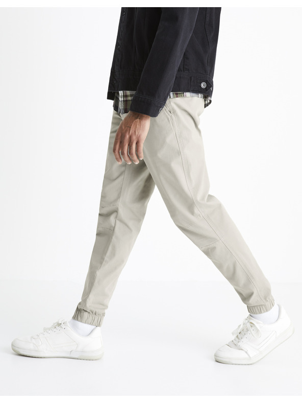 Celio Svijetlo sive muške hlače Celio Voyage