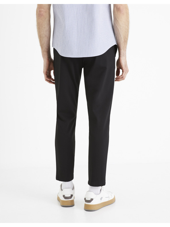 Celio Crne muške hlače Celio 24H Cobozal