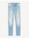 Celio Svijetlo plave muške slim fit traperice Celio Fostroy