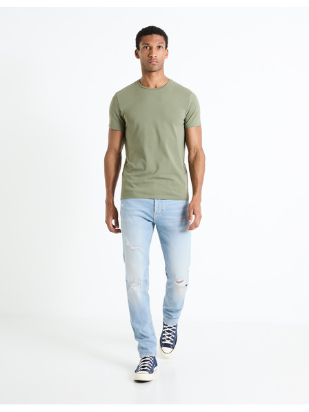 Celio Svijetlo plave muške slim fit traperice Celio Fostroy