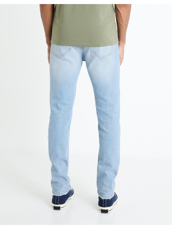 Celio Svijetlo plave muške slim fit traperice Celio Fostroy