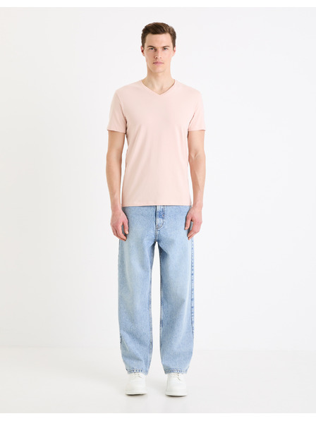 Celio Celio Neuniv ružičasta muška basic majica