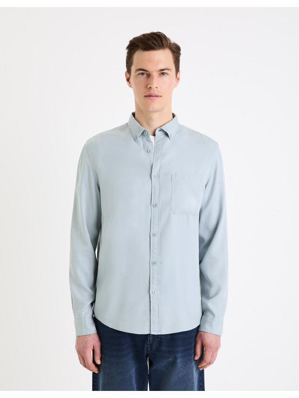 Celio Svijetlo plava muška košulja Celio Gacocel