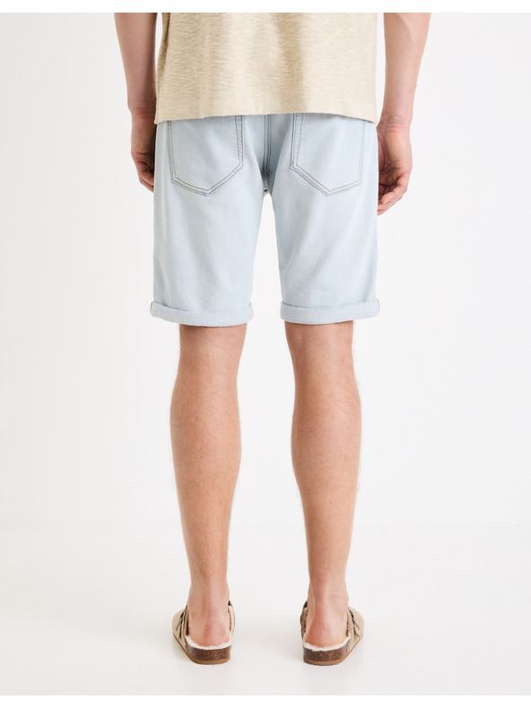 Celio Svijetloplave muške traper kratke hlače Celio Boknitbm