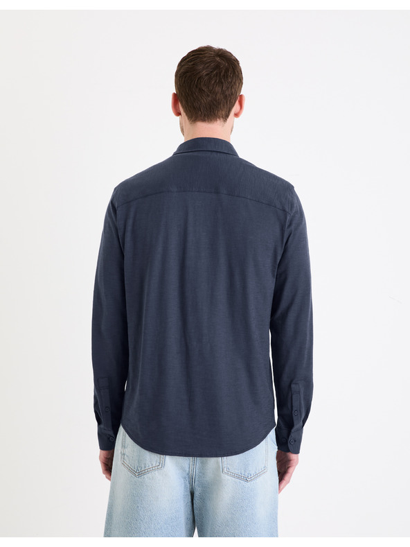 Celio Tamnoplava muška košulja Celio Gaselle