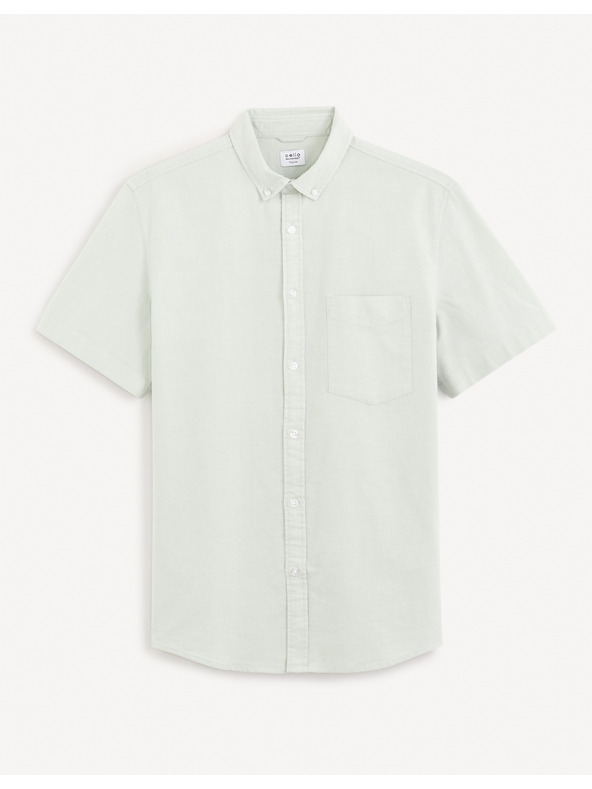 Celio Svijetlo zelena košulja regular Celio Daxfordmc