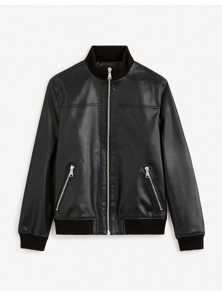 Celio Crna Celio Gumati muška kožna jakna