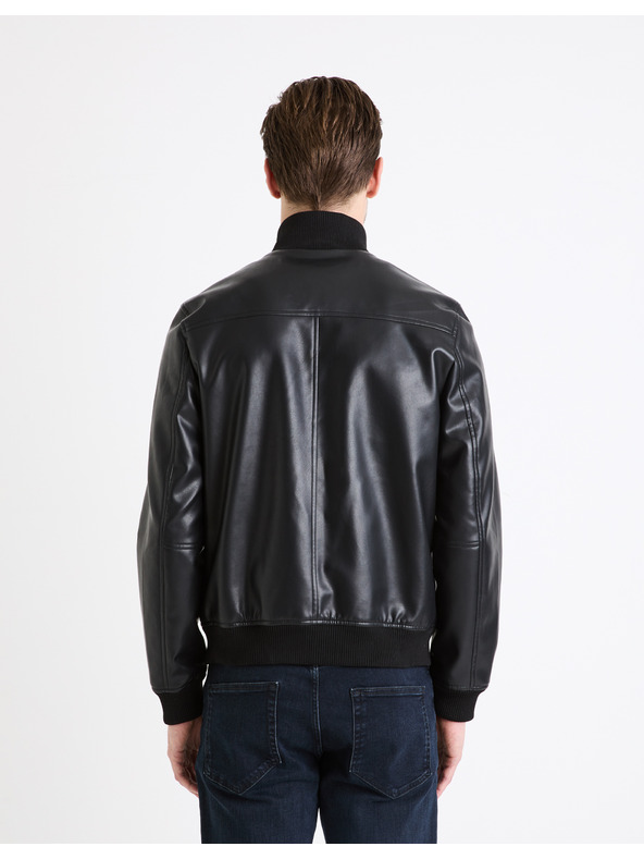 Celio Crna Celio Gumati muška kožna jakna