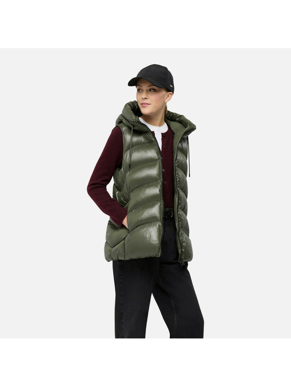 Geox Khaki ženski prsluk Geox Bleyze