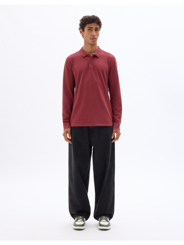 Celio Polo majica Meoneml s dugim rukavima