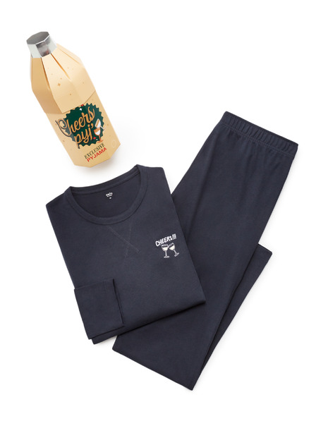 Celio Pidžama u božićnom pakiranju Šampanjac