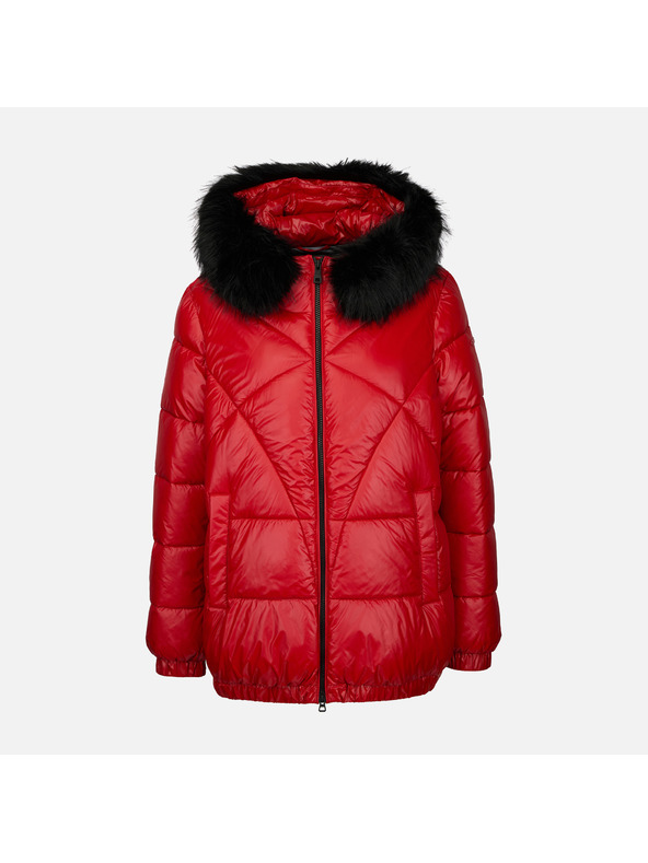 Geox Crvena pernata jakna Geox Backsie