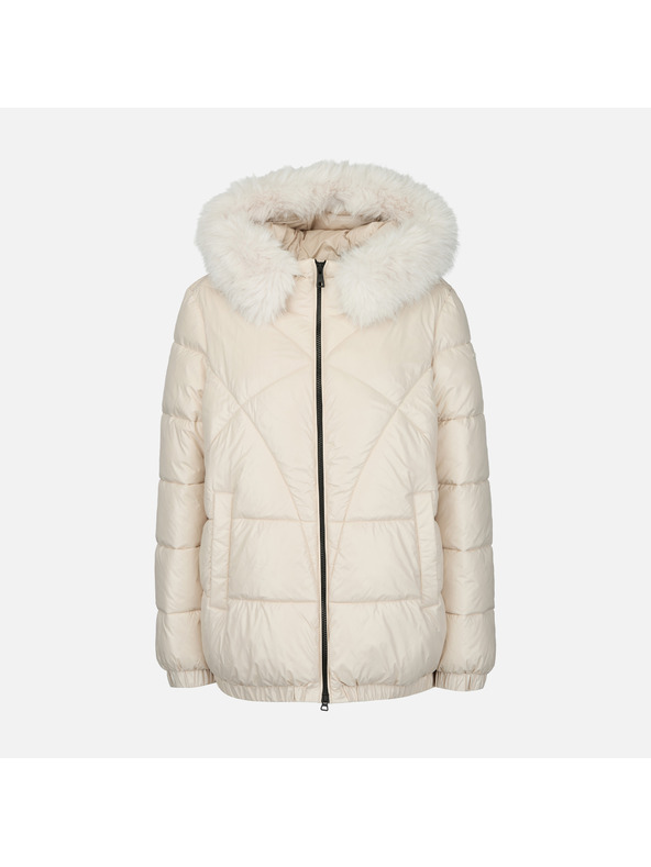 Geox Krem pernata jakna Geox Backsie