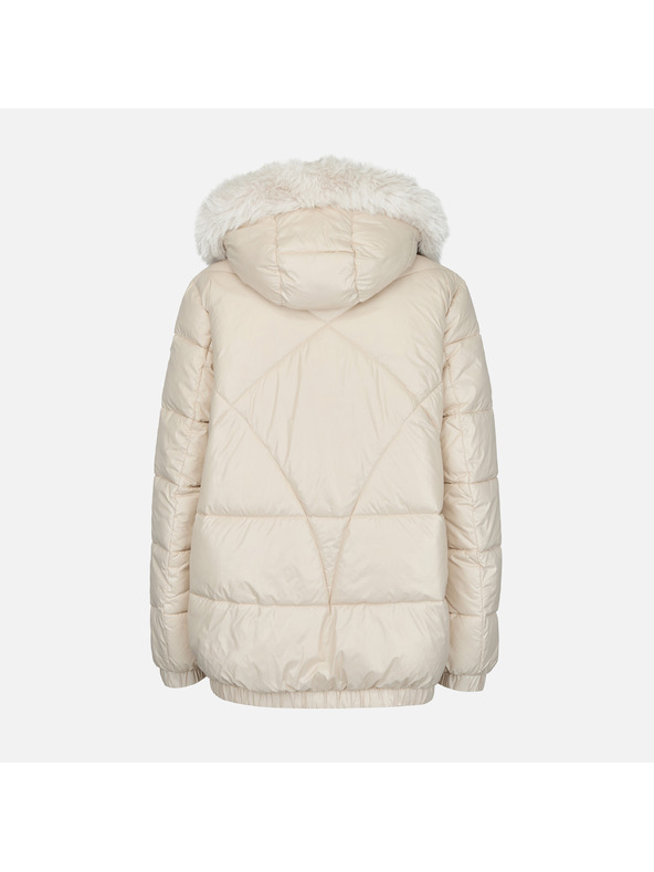 Geox Krem pernata jakna Geox Backsie