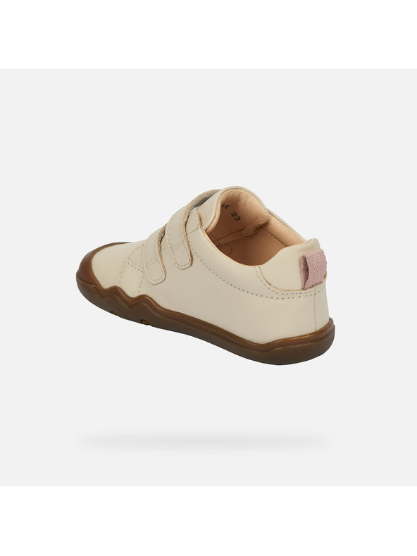 Geox Bijele barefoot cipele za prve korake za djevojčice Geox Steppieup Girl