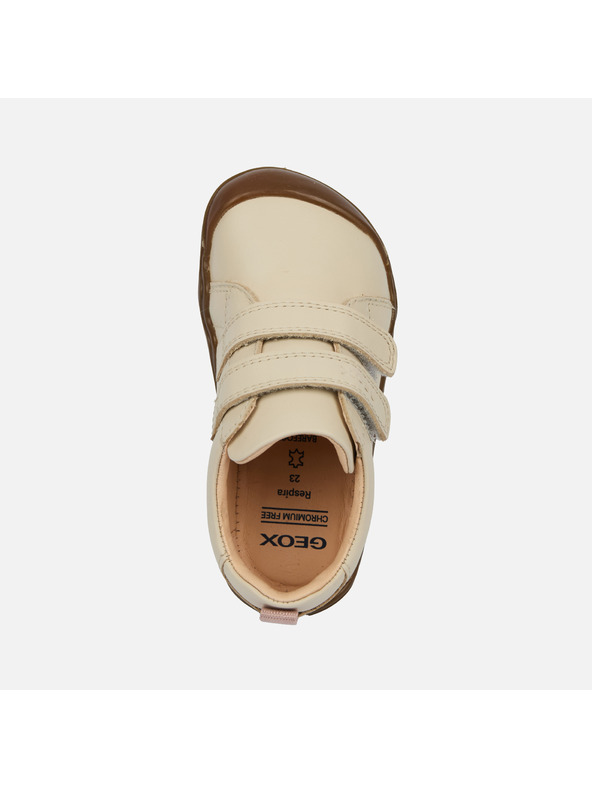 Geox Bijele barefoot cipele za prve korake za djevojčice Geox Steppieup Girl