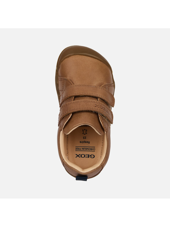 Geox Smeđe barefoot cipele za prve korake za dječake Geox Steppieup Boy