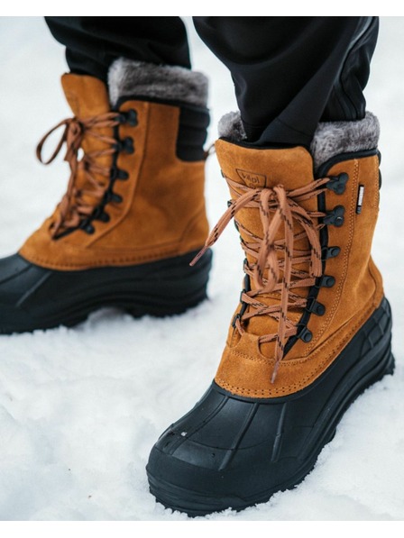 Kilpi Visoke zateplene vodootporne cipele Kilpi ANTARTIC HIGH WP-U Smeđa