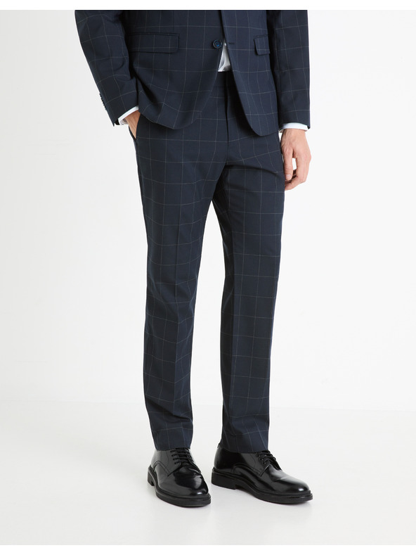 Celio Karirane hlače Focarreau