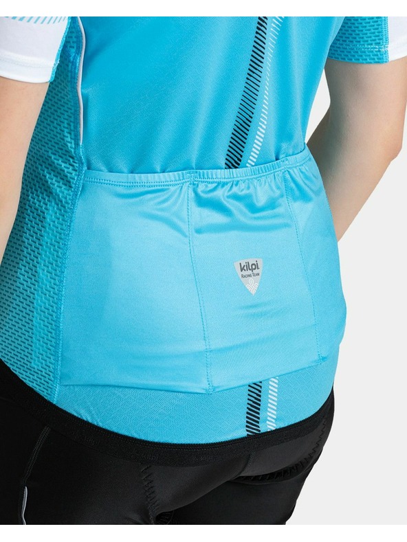Kilpi Svijetloplava ženska sportska majica s patentnim zatvaračem Kilpi CORRIDOR