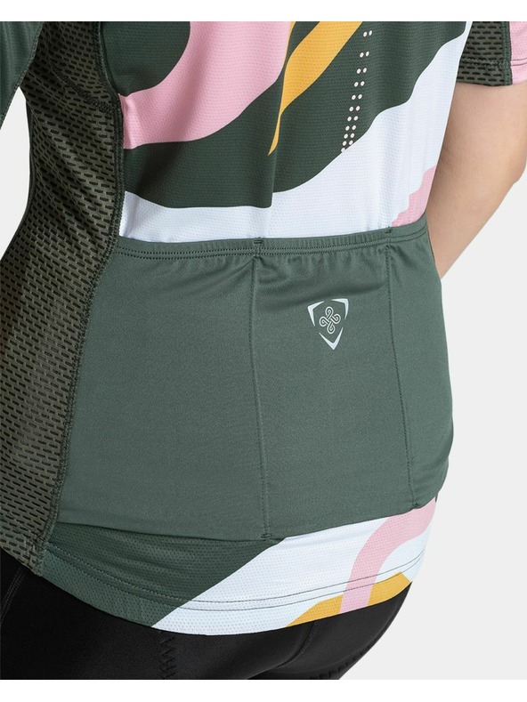 Kilpi Zeleno-ružičasta ženska sportska majica s patentnim zatvaračem Kilpi RITAEL