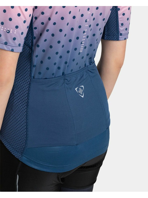 Kilpi Plavo-roza ženska sportska majica s patentnim zatvaračem Kilpi RITAEL