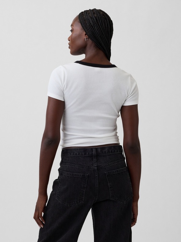 GAP Rebrasta majica s logom GAP