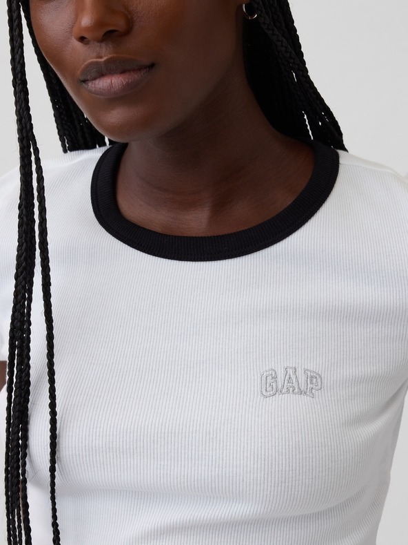 GAP Rebrasta majica s logom GAP