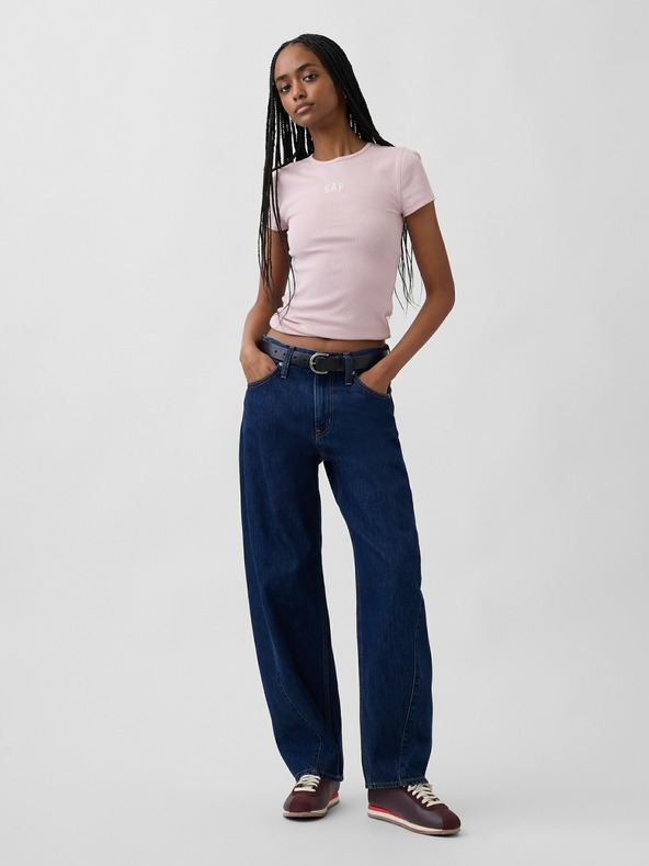 GAP Rebrasta majica s logom GAP