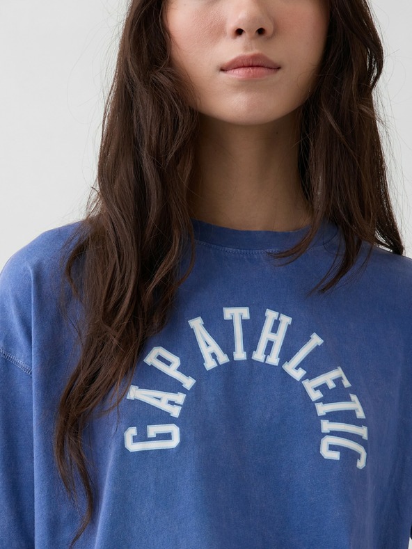 GAP Oversize majica s logom Athletic VintageSoft GAP