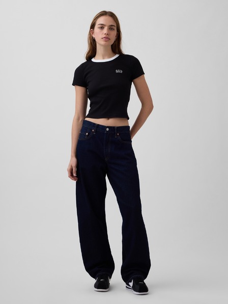 GAP Rebrasta majica s logom GAP