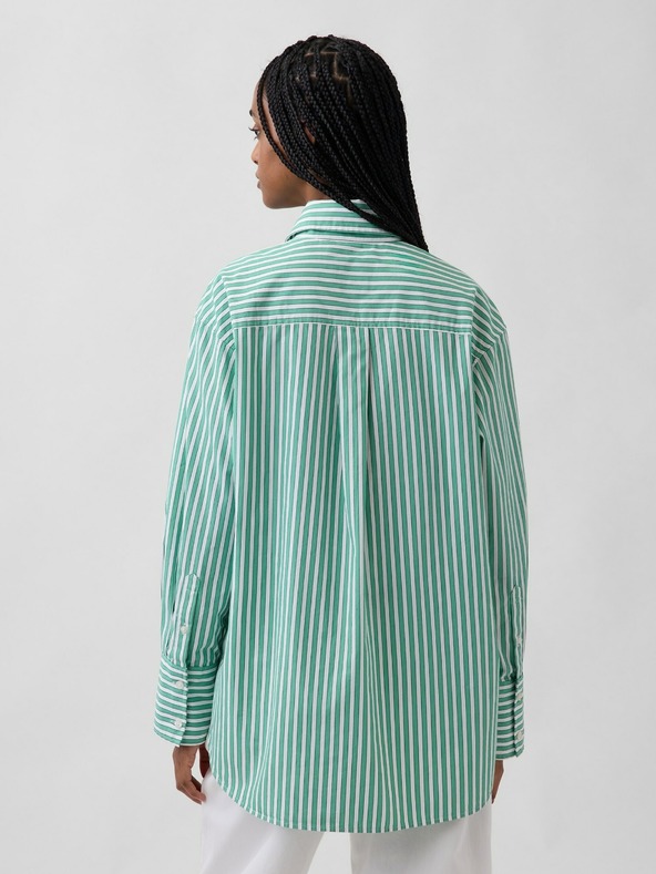 GAP Oversize poplin košulja s logom Big Shirt GAP