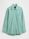 GAP Oversize poplin košulja s logom Big Shirt GAP