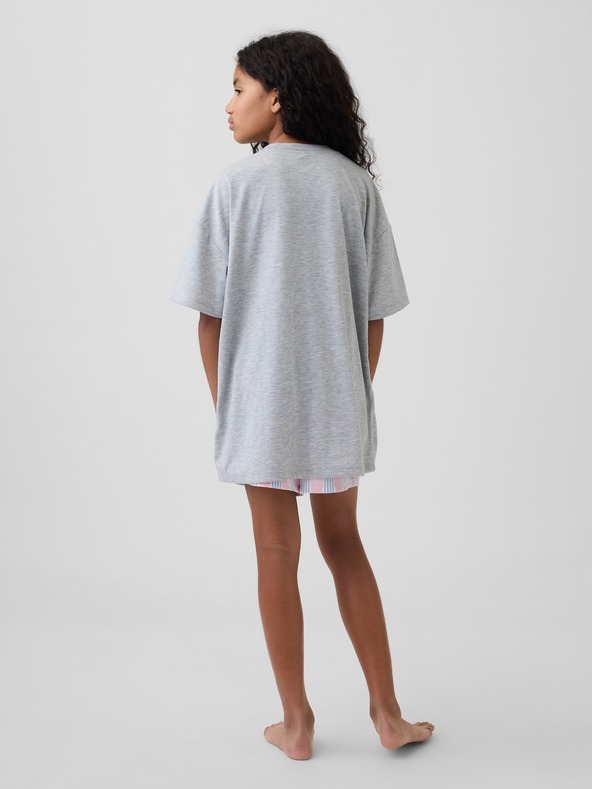 GAP Dječja oversize pidžama majica s logom GAP