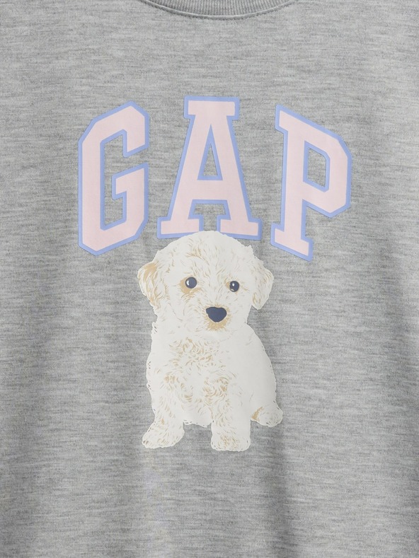 GAP Dječja oversize pidžama majica s logom GAP