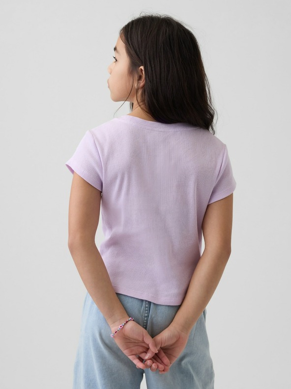 GAP Dječje rebraste majice s logom GAP