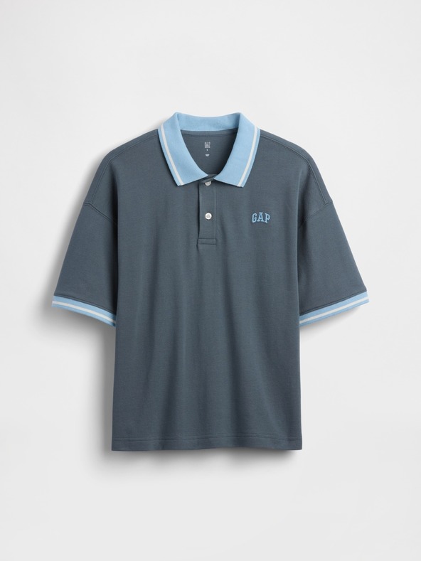GAP Dječja oversize polo majica s logom GAP